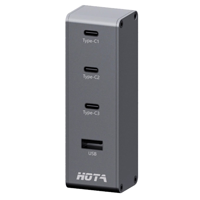 HOTA P24/H24-248W Charger Multi-port PD Quick Charge Type C for Mobile Phone Laptop Tablet Bluetooth-compatible Headset USB