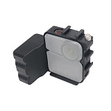 Protective Frame Case for DJI OSMO NANO Camera Camera Expansion Cage Bezel Case with Mount Adapter Plastic Housing Shell Cover