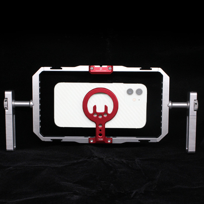 Universal For MagSafe Quick Release SmartPhone Cage Protective Case with Side Handle Rig for iPhone17 16 15 14 Pro Max Mobile