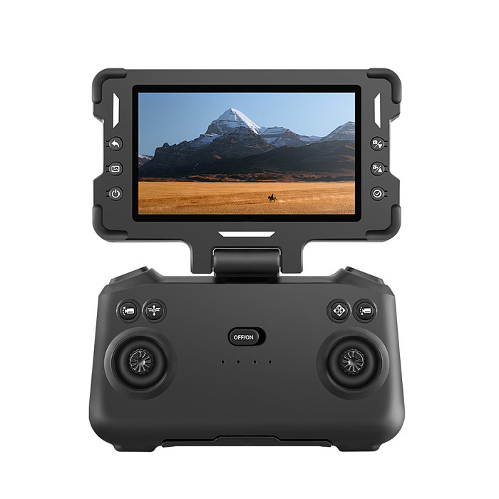 M8 drone with screen control for aerial photography brushless dual camera aircraft optical flow folding remote control aircraft