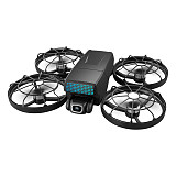 M8 drone with screen control for aerial photography brushless dual camera aircraft optical flow folding remote control aircraft