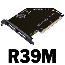 (ADT Link) PCIe 3.0 x16 to MCIO adapter card supports one to two chassis external SFF-TA-1016 (R39M full height bezel)