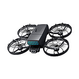 M8 drone with screen control for aerial photography brushless dual camera aircraft optical flow folding remote control aircraft