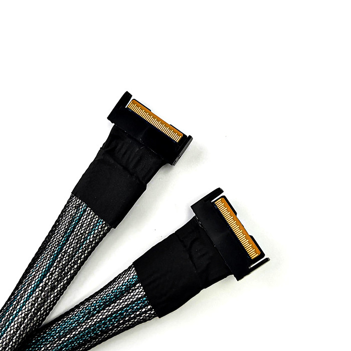 ADT Link PCIe 4.0x16 MCIO graphics card split extension cable supports one to two SFF-TA-1016