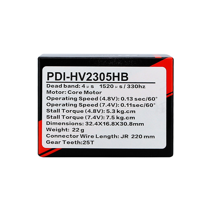 JX PDI-HV2305HB/23g Medium sized Waterproof Servo Mini Servo Waterproof IP67
