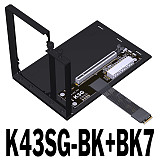 K43SG 5.0 M2 NVMe Key to PCI-E 5.0 X16 eGPU Adapter Cable -Notebook ITX/STX Laptop Graphics Card External Docking Station  Gen5
