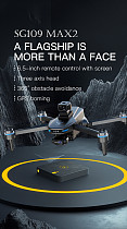 SG109MAX2 Quadcopter with HD Camera Equipped with GPS Positioning and Laser Obstacle Avoidance Ensuring Stable and Safe Flight