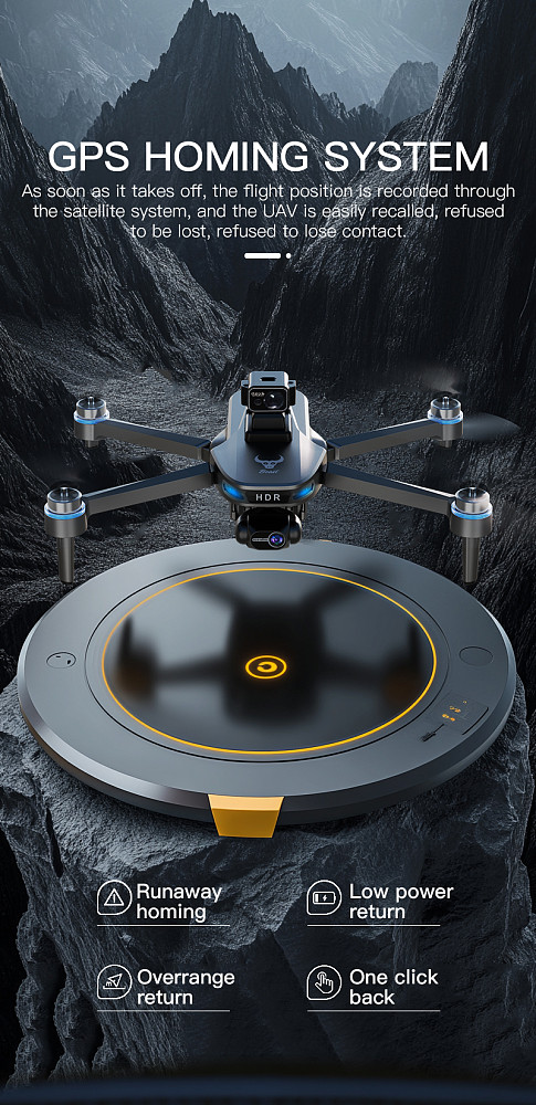 SG109MAX2 Quadcopter with HD Camera Equipped with GPS Positioning and Laser Obstacle Avoidance Ensuring Stable and Safe Flight