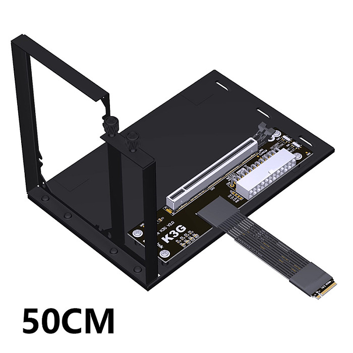 K43SG 5.0 M2 NVMe Key to PCI-E 5.0 X16 eGPU Adapter Cable -Notebook ITX/STX Laptop Graphics Card External Docking Station  Gen5