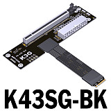 K43SG 5.0 M2 NVMe Key to PCI-E 5.0 X16 eGPU Adapter Cable -Notebook ITX/STX Laptop Graphics Card External Docking Station  Gen5