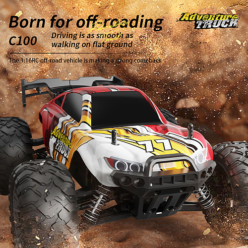 JMT 1:16 Full Scale RC Car C100 Four-Wheel Remote Control Climbing Car Model 2.4G Full Proportion 4WD Climbing Ca Toy Kids Gift