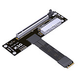 K43SG 5.0 M2 NVMe Key to PCI-E 5.0 X16 eGPU Adapter Cable -Notebook ITX/STX Laptop Graphics Card External Docking Station  Gen5