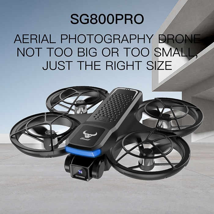SG800Pro Upgraded Brushless Motor Drone with FPV Camera Protection  Anti-Crash Design