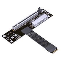 K43SG 5.0 M2 NVMe Key to PCI-E 5.0 X16 eGPU Adapter Cable -Notebook ITX/STX Laptop Graphics Card External Docking Station  Gen5