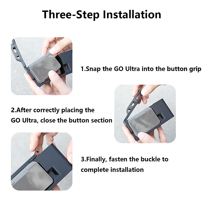 Suitable for Insta360 Go Ultra Rangefinder Handheld Street Photography Quick-Release Mount  Adapter For Go Ultra Shooting Handle