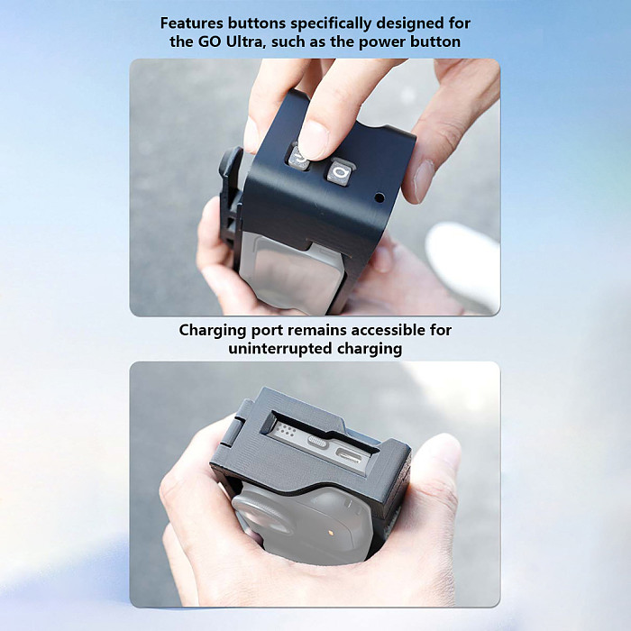 Suitable for Insta360 Go Ultra Rangefinder Handheld Street Photography Quick-Release Mount  Adapter For Go Ultra Shooting Handle
