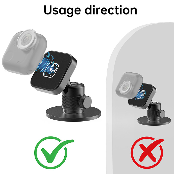 Suitable for  Insta360 GO Ultra magnetic quick release gimbal base adhesive magnetic bracket AL4
