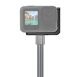 For GoPro 13 Action Camera L Bracket Mount Quick Release Plate Horizontal Vertical Holder Magnetic Base Tripod Vlog Accessories