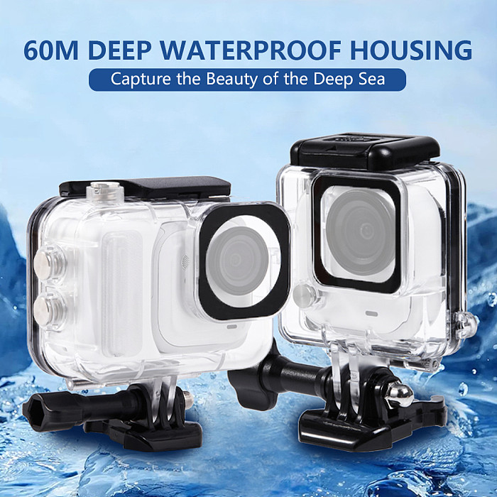 Suitable for Insta360 GOUltra diving case thumb sports camera protective case waterproof case