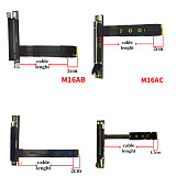 M.2-mkey to PCIE X16 NVME-compatible to PCI-E 16x Extension Adapter Cable with M2 Interface for External 1050ti Graphics Cards