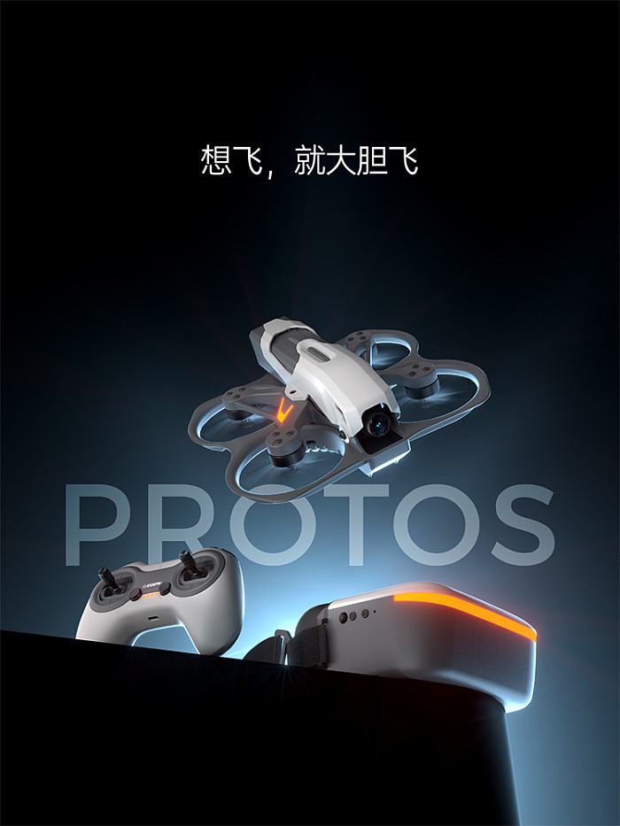 (CADDXFPV) Protos FPV drone RTF kit
