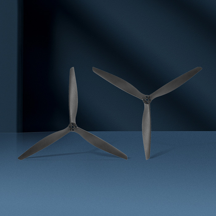 1 pair (GEMFAN) 1310 3-blade leaf fiberglass nylon propeller 