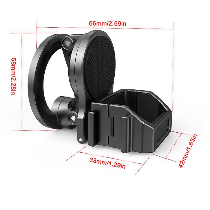 Suitable for DJI OSMO POCKET 3 multifunctional magnetic bracket Magsafe mobile phone teleprompter bracket