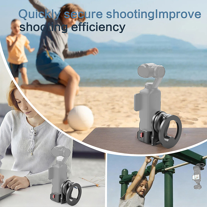 Suitable for DJI OSMO POCKET 3 multifunctional magnetic bracket Magsafe mobile phone teleprompter bracket