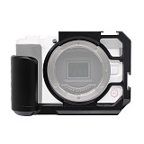 For Canon EOS R50V Aluminum Alloy DSLR Camera Cage with Cold Shoe Mount 1/4 Screw Video Stabilizer Extension Frame Accessories