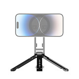 Magnetic Aluminium Alloy Smartphone Tripod Holder Portable Phone Stand Magnet Quick Mount For Magsafe for iPhone 12-17 Pro Max