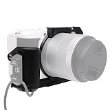 For Canon EOS R50V Aluminum Alloy DSLR Camera Cage with Cold Shoe Mount 1/4 Screw Video Stabilizer Extension Frame Accessories