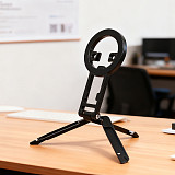 Magnetic Aluminium Alloy Smartphone Tripod Holder Portable Phone Stand Magnet Quick Mount For Magsafe for iPhone 12-17 Pro Max