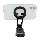 Magnetic Aluminium Alloy Smartphone Tripod Holder Portable Phone Stand Magnet Quick Mount For Magsafe for iPhone 12-17 Pro Max