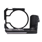 For Canon EOS R50V Aluminum Alloy DSLR Camera Cage with Cold Shoe Mount 1/4 Screw Video Stabilizer Extension Frame Accessories