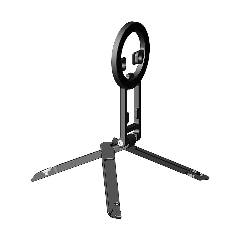 Magnetic Aluminium Alloy Smartphone Tripod Holder Portable Phone Stand Magnet Quick Mount For Magsafe for iPhone 12-17 Pro Max