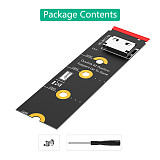M.2 nvme key M to SFF-8611/8612 Adapter, NVMe PCI-e 4.0 x4 to OcuLink SFF-8612 4i Host Adapter for SSD and eGPU