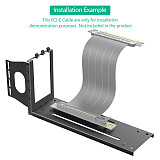 Vertical GPU Mount Bracket 3 Slots Graphics Card Holder with Hardware eGPU Dock External GPU Docking Station 