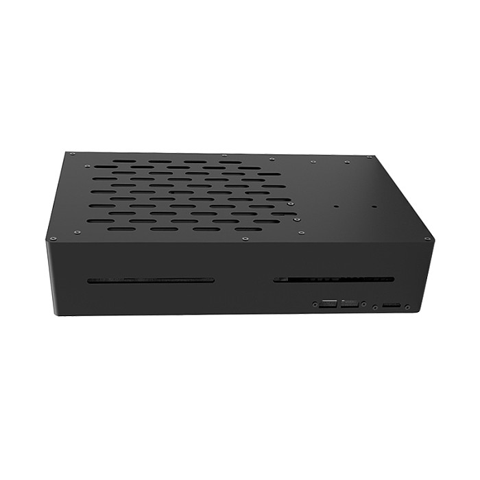 JINEKS A3 Small Case Core Display Computer Case ITX Can be Vertical or Horizontal Suitable for Office Games Portable Small Console