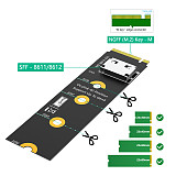 M.2 nvme key M to SFF-8611/8612 Adapter, NVMe PCI-e 4.0 x4 to OcuLink SFF-8612 4i Host Adapter for SSD and eGPU