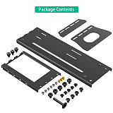 Vertical GPU Mount Bracket 3 Slots Graphics Card Holder with Hardware eGPU Dock External GPU Docking Station 