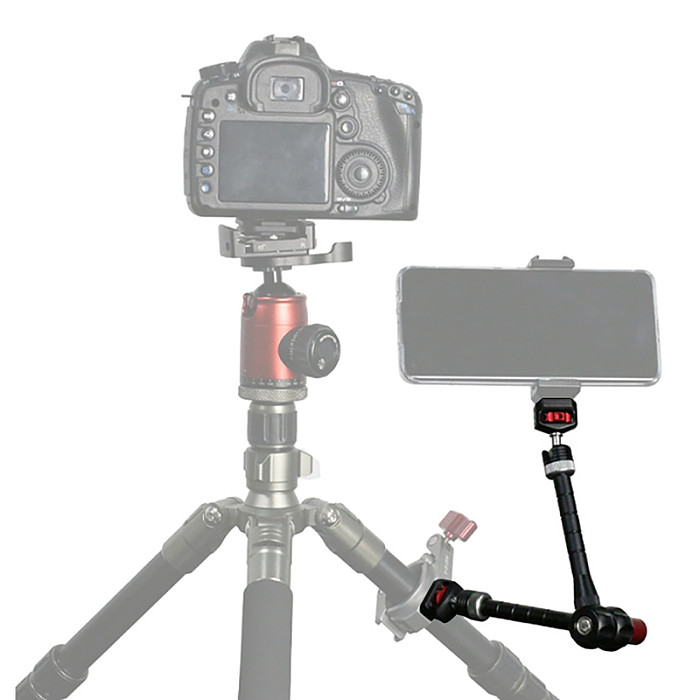V06C Magic Arm Phone is suitable for sports cameras, 11 inch Magic Arm DSLR accessories, Magic Hand first angle shooting