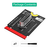 M.2 nvme key M to SFF-8611/8612 Adapter, NVMe PCI-e 4.0 x4 to OcuLink SFF-8612 4i Host Adapter for SSD and eGPU