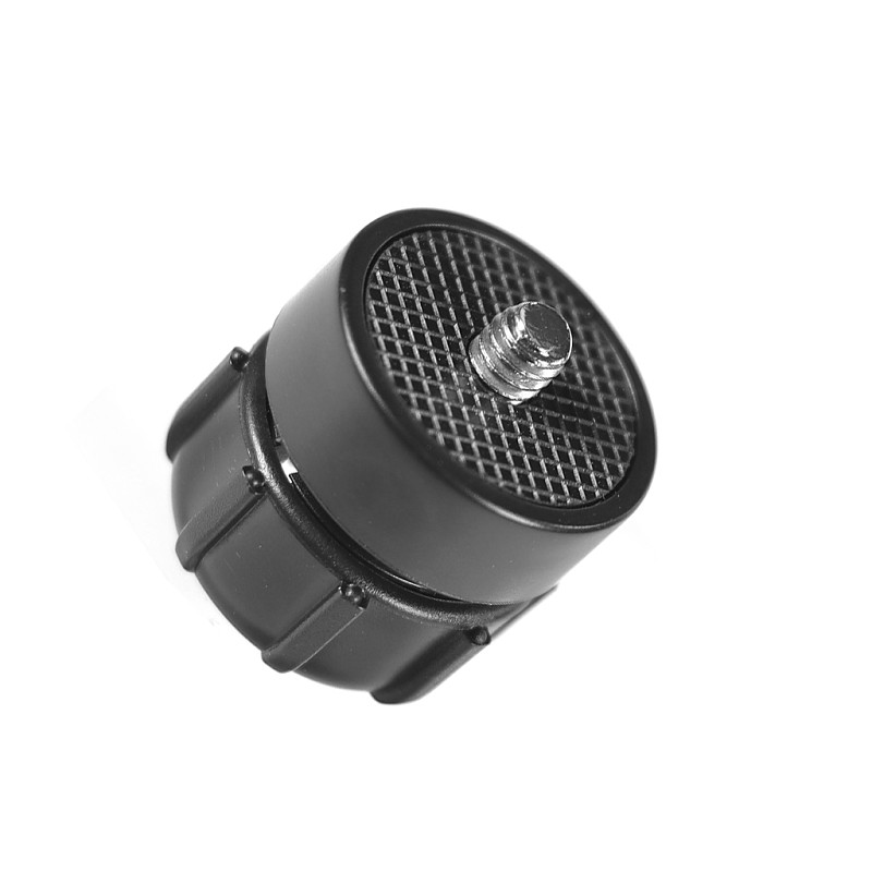 1/4 screw 17mm connector plastic pan tilt adapter suitable for live streaming stand