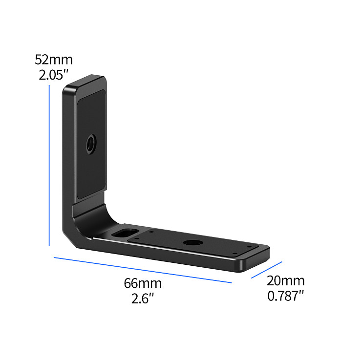 Suitable for Insta360 Ace horizontal and vertical shooting magnetic mounting base L-shaped quick installation and disassembly board 1/4 Ale positioning N52 strong horizontal and vertical shooting second switching suitable for sports cameras for Insta360 Ace/Ace Pro and tripods and extension rods with 1/4 screws