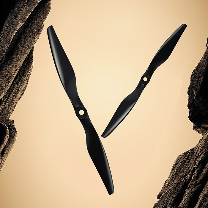 HQProp 2-blade Propeller Thin Electric Prop 9X7.5 / 9X7.5R 9075 8060 7010 CW CCW Paddle Nylon Composite for 9inch RC Drones