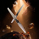 HQProp 2Pairs 8050 8X5 Light Grey (2CW+2CCW) Poly Carbonate 2-Blades 8inch PC Props 5mm Shaft for FPV Freestyle Long Range DIY
