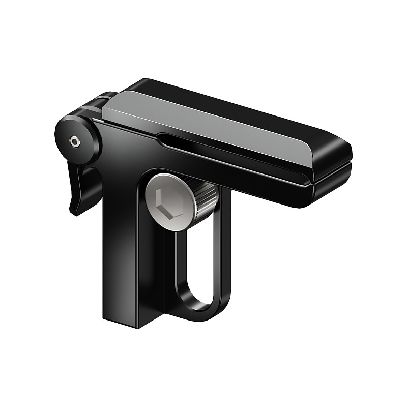 Aluminum Alloy Universal DSLR Camera Cable Clip Fixed Wire Clamp Adjustable Clip Width Compatible with Cage Protective Frame Cage Quick Release Plate and Other Accessories with 1/4  Threaded Holes