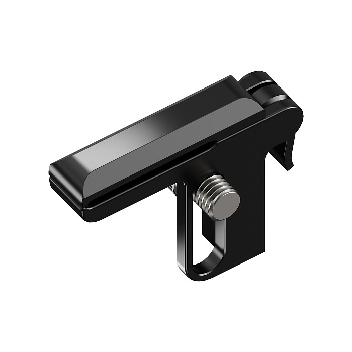 Aluminum Alloy Universal DSLR Camera Cable Clip Fixed Wire Clamp Adjustable Clip Width Compatible with Cage Protective Frame Cage Quick Release Plate and Other Accessories with 1/4  Threaded Holes