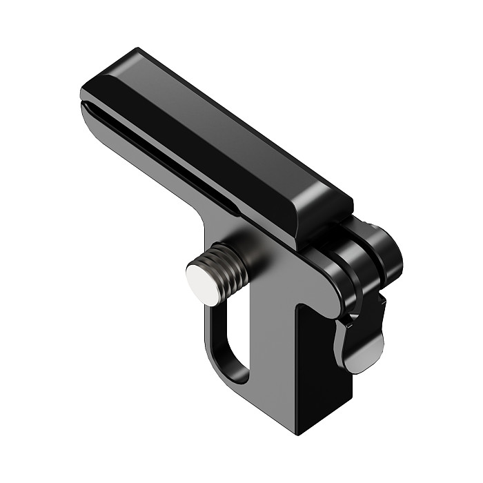Aluminum Alloy Universal DSLR Camera Cable Clip Fixed Wire Clamp Adjustable Clip Width Compatible with Cage Protective Frame Cage Quick Release Plate and Other Accessories with 1/4  Threaded Holes