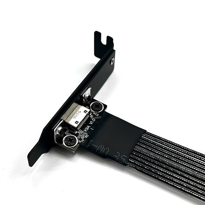 ADT-Link M.2 NVMe to OcuLink Adapter Cable PCIe 5.0 x4 SFF-8611/8612 Graphics Card External Connection K49SQ-BK-02 5.0 Full Height Bracket/15CM